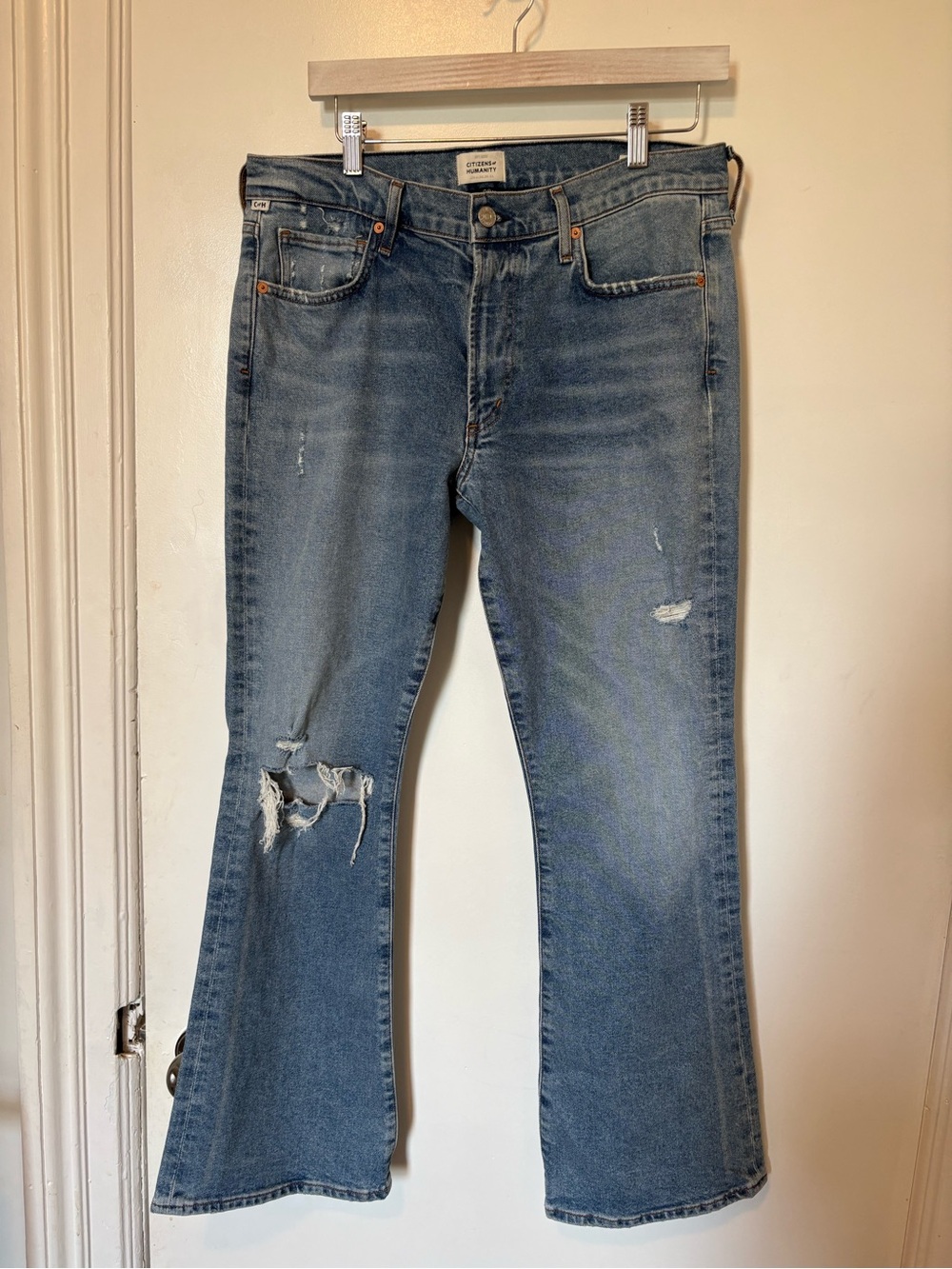 Citizens Of Humanity Emannuelle Blue Bootcut Jeans